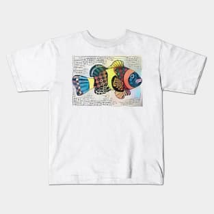 Fish Print 1 Kids T-Shirt